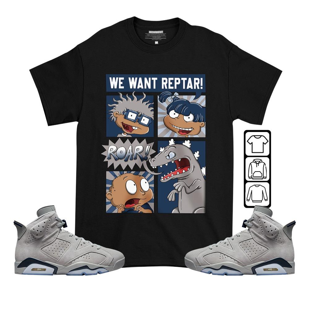Rugrats Story Sneaker Shirt Match Georgetown 6s, Jordan 6 Retro Georgetown MKO T-Shirt Rugrats Story Sneaker Shirt Match Georgetown 6s, Jordan 6 Retro Georgetown MKO T-Shirt