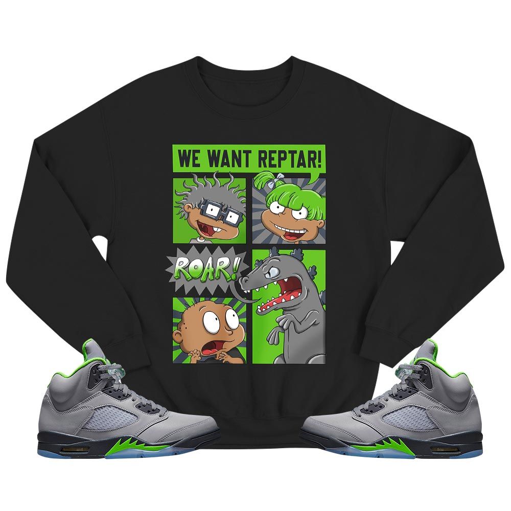 Rugrats Story Sneaker Shirt Match Green Bean 5s, Jordan 5 Retro Green Bean MKO T-Shirt Rugrats Story Sneaker Shirt Match Green Bean 5s, Jordan 5 Retro Green Bean MKO T-Shirt
