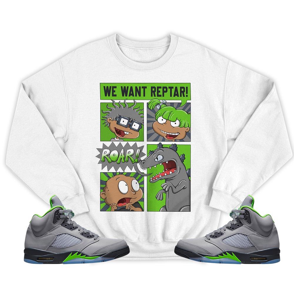 Rugrats Story Sneaker Shirt Match Green Bean 5s, Jordan 5 Retro Green Bean MKO T-Shirt Rugrats Story Sneaker Shirt Match Green Bean 5s, Jordan 5 Retro Green Bean MKO T-Shirt