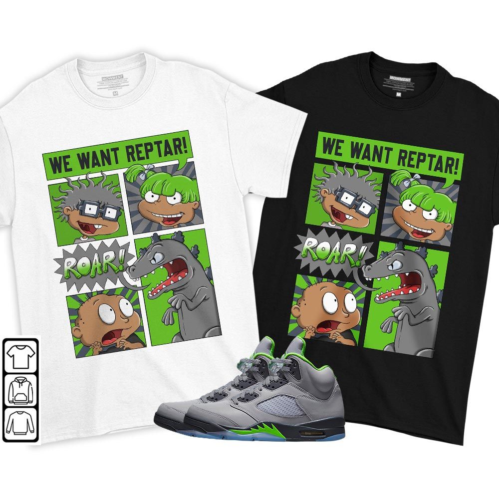 Rugrats Story Sneaker Shirt Match Green Bean 5s, Jordan 5 Retro Green Bean MKO T-Shirt Rugrats Story Sneaker Shirt Match Green Bean 5s, Jordan 5 Retro Green Bean MKO T-Shirt
