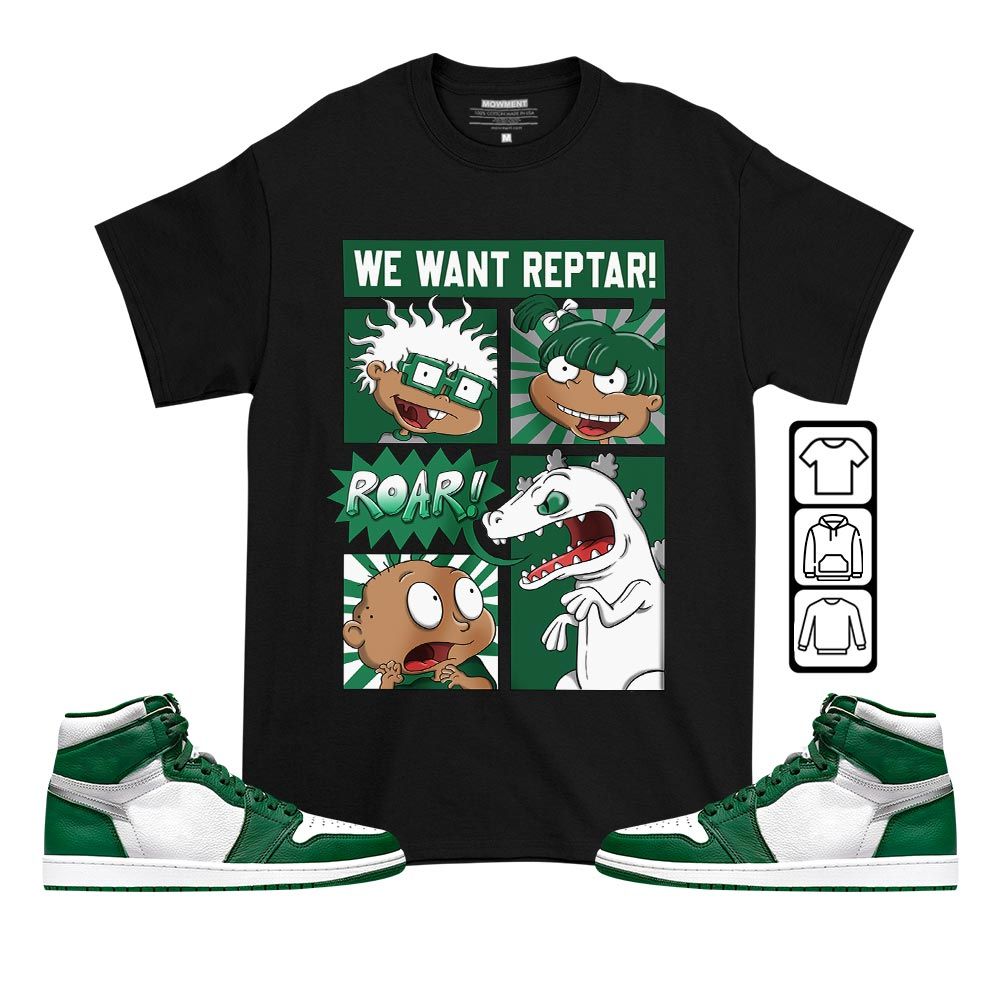 Rugrats Story Sneaker Shirt Match High Gorge Green 1s, Jordan 1 Retro High Gorge Green MKO T-Shirt Rugrats Story Sneaker Shirt Match High Gorge Green 1s, Jordan 1 Retro High Gorge Green MKO T-Shirt