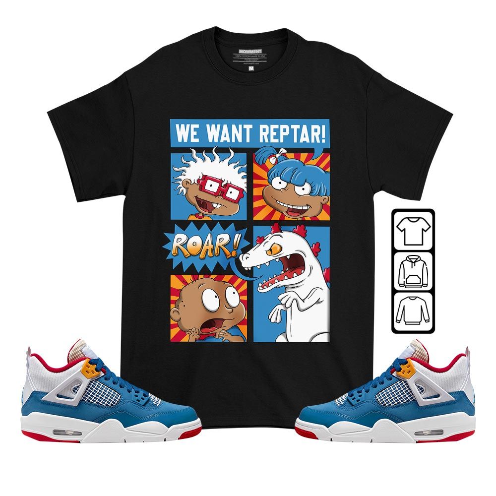 Rugrats Story Sneaker Shirt Match Messy Room 4s, Jordan 4 GS Messy Room MKO T-Shirt Rugrats Story Sneaker Shirt Match Messy Room 4s, Jordan 4 GS Messy Room MKO T-Shirt