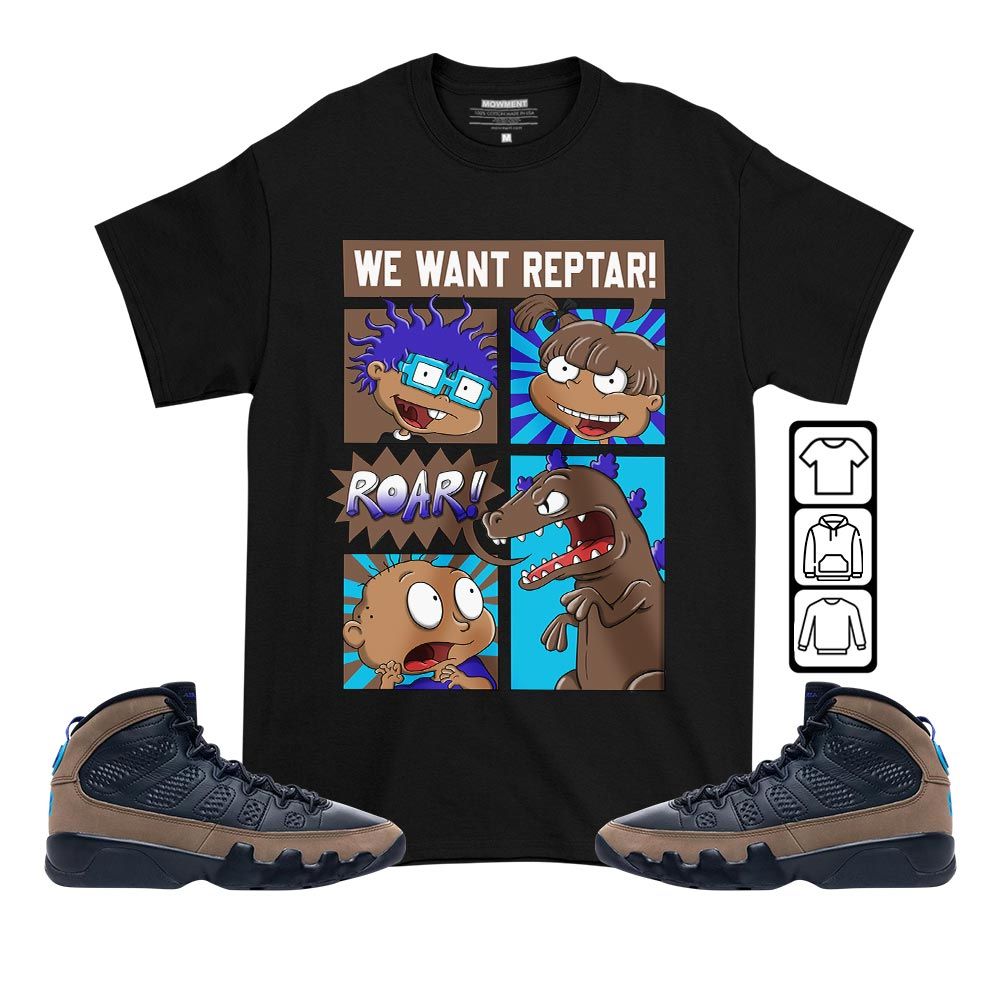 Rugrats Story Sneaker Shirt Match Olive Concord 9s, Jordan 9 Olive Concord MKO T-Shirt