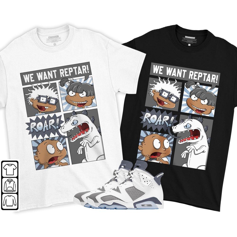Rugrats Story Sneaker Shirt Match Retro Cool Grey 6s, Jordan 6 Cool Grey MKO T-Shirt Rugrats Story Sneaker Shirt Match Retro Cool Grey 6s, Jordan 6 Cool Grey MKO T-Shirt