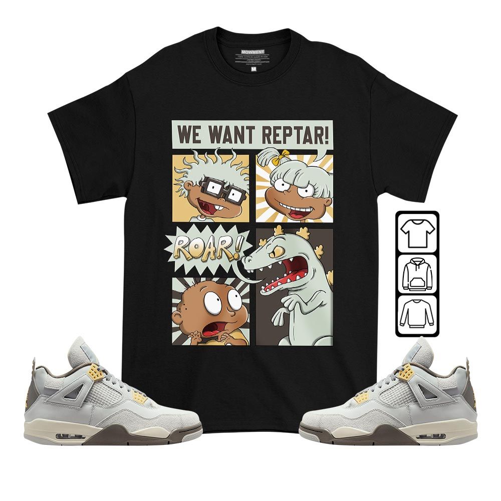 Rugrats Story Sneaker Shirt Match Retro Craft 4s, Jordan 4 Craft Photon Dust MKO T-Shirt Rugrats Story Sneaker Shirt Match Retro Craft 4s, Jordan 4 Craft Photon Dust MKO T-Shirt