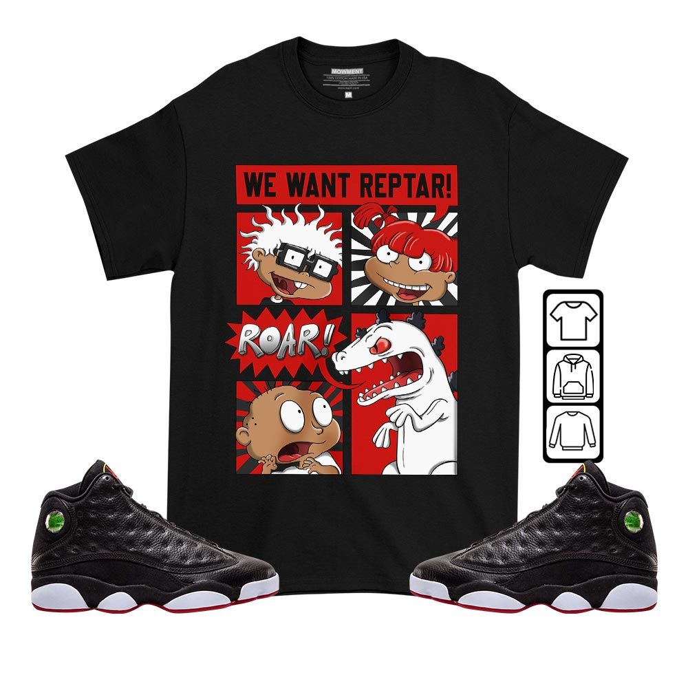 Rugrats Story Sneaker Shirt Match Retro Playoffs 13s, Jordan 13 Playoffs MKO T-Shirt