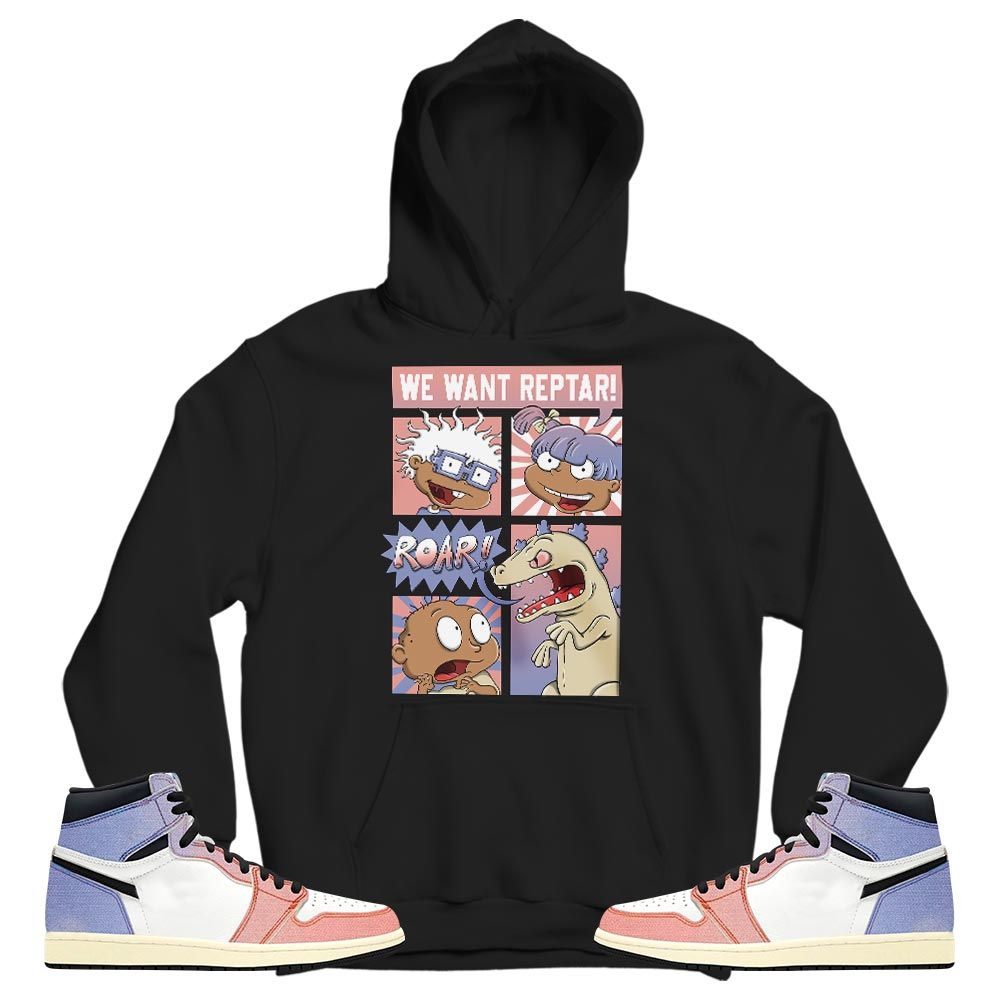 Rugrats Story Sneaker Shirt Match Retro Skyline 1s, Jordan 1 High OG Skyline MKO T-Shirt