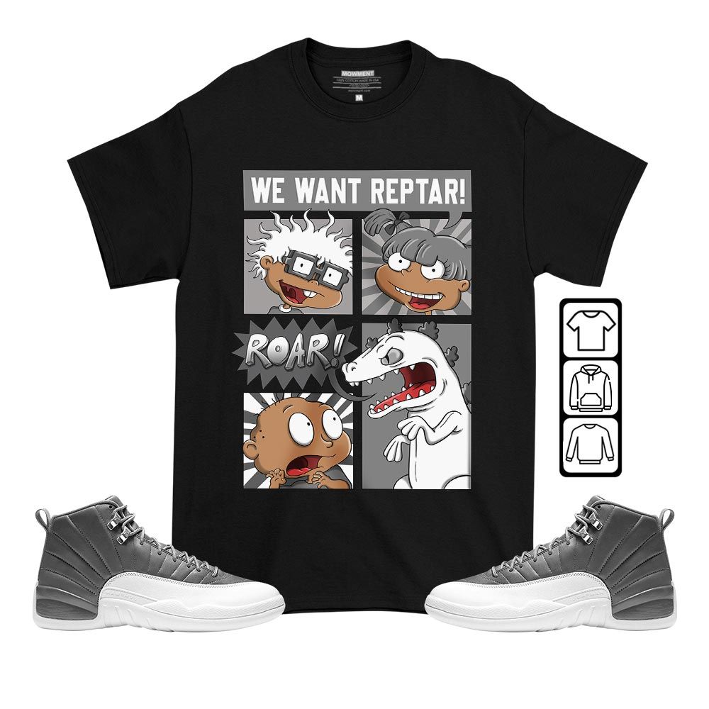 Rugrats Story Sneaker Shirt Match Retro Stealth 12s, Jordan 12 Retro Stealth MKO T-Shirt Rugrats Story Sneaker Shirt Match Retro Stealth 12s, Jordan 12 Retro Stealth MKO T-Shirt
