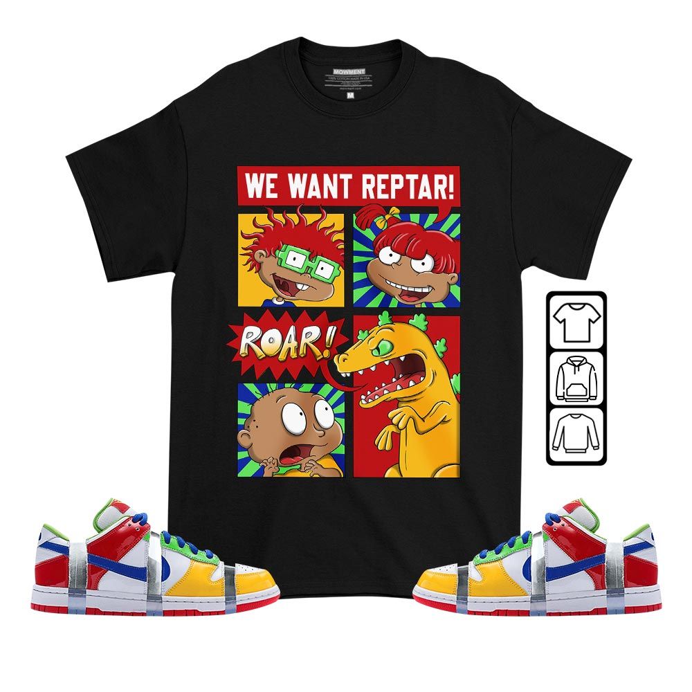 Rugrats Story Sneaker Shirt Match SB Dunk Low eBay, SB Dunk Low Sandy MKO T-Shirt