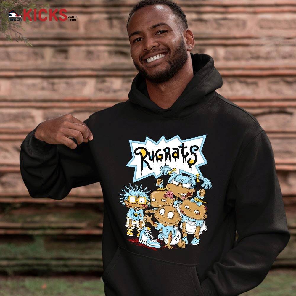 Rugrats Zombie Sneaker Shirt Match Dunk High Blue Chill, Dunk High Homer Simpson MKO T-Shirt Rugrats Zombie Sneaker Shirt Match Dunk High Blue Chill, Dunk High Homer Simpson MKO T-Shirt