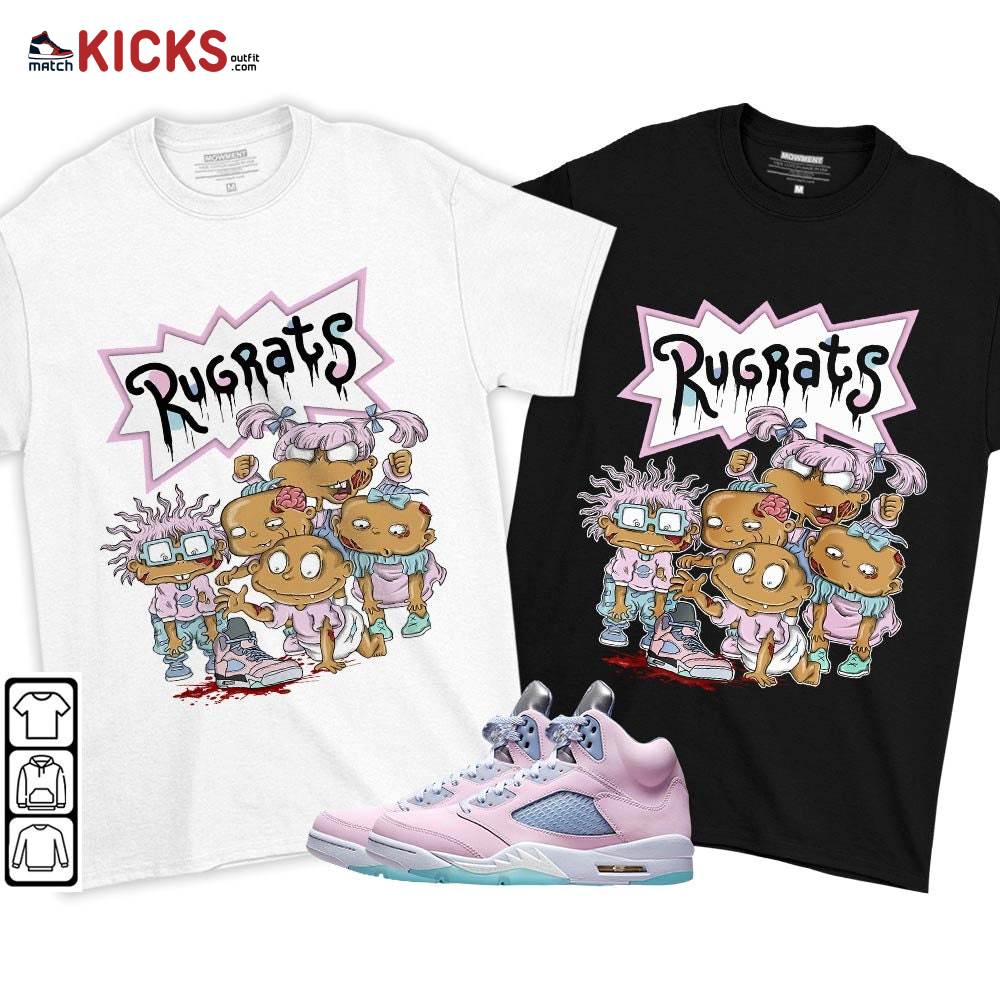 Rugrats Zombie Sneaker Shirt Match Easter 5s, Jordan 5 Retro Easter MKO T-Shirt Rugrats Zombie Sneaker Shirt Match Easter 5s, Jordan 5 Retro Easter MKO T-Shirt