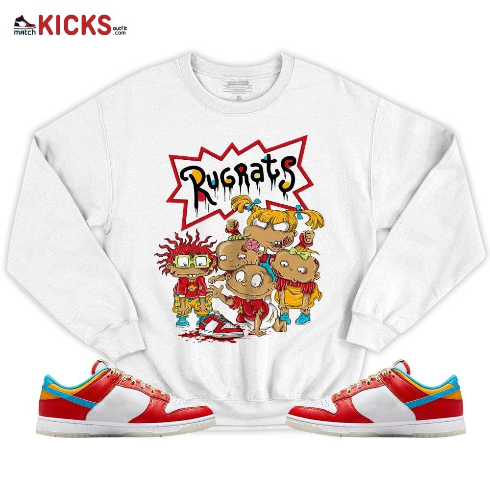 Rugrats Zombie Sneaker Shirt Match Fruity Pebbles Shoes, Dunk Low Fruity Pebbles MKO T-Shirt Rugrats Zombie Sneaker Shirt Match Fruity Pebbles Shoes, Dunk Low Fruity Pebbles MKO T-Shirt