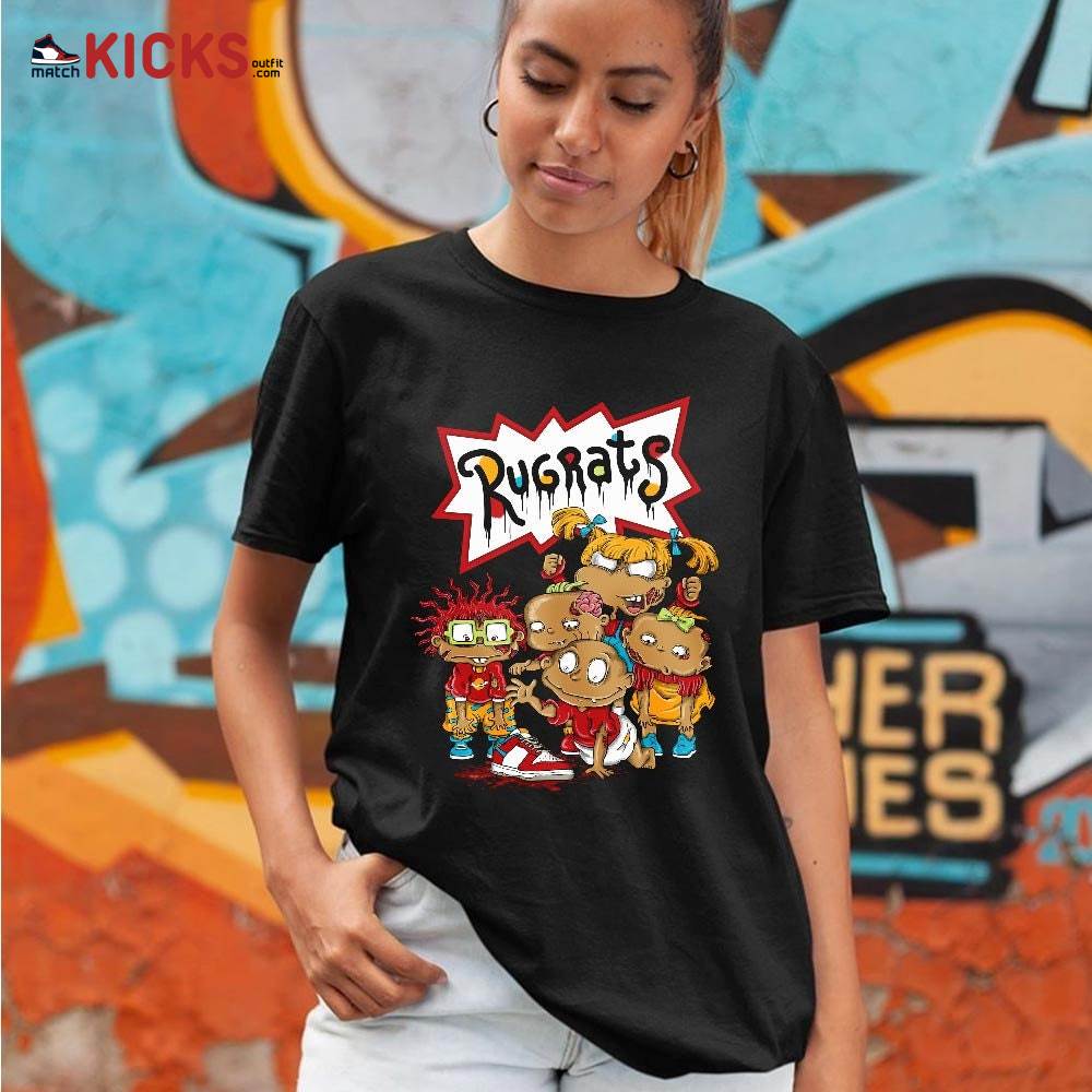 Rugrats Zombie Sneaker Shirt Match Fruity Pebbles Shoes, Dunk Low Fruity Pebbles MKO T-Shirt Rugrats Zombie Sneaker Shirt Match Fruity Pebbles Shoes, Dunk Low Fruity Pebbles MKO T-Shirt