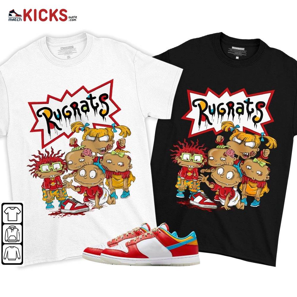 Rugrats Zombie Sneaker Shirt Match Fruity Pebbles Shoes, Dunk Low Fruity Pebbles MKO T-Shirt Rugrats Zombie Sneaker Shirt Match Fruity Pebbles Shoes, Dunk Low Fruity Pebbles MKO T-Shirt