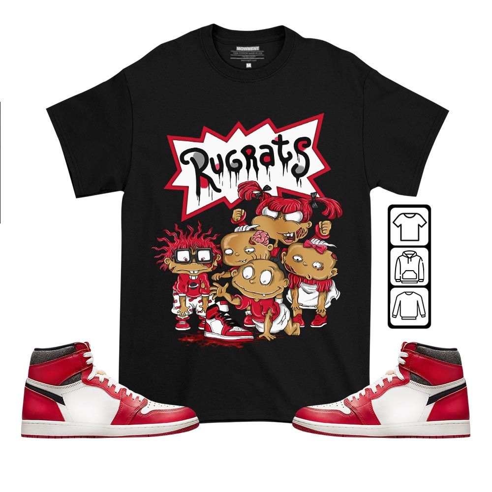 Rugrats Zombie Sneaker Shirt Match High OG Chicago 1s, Jordan 1 Lost Found Chicago MKO T-Shirt Rugrats Zombie Sneaker Shirt Match High OG Chicago 1s, Jordan 1 Lost Found Chicago MKO T-Shirt