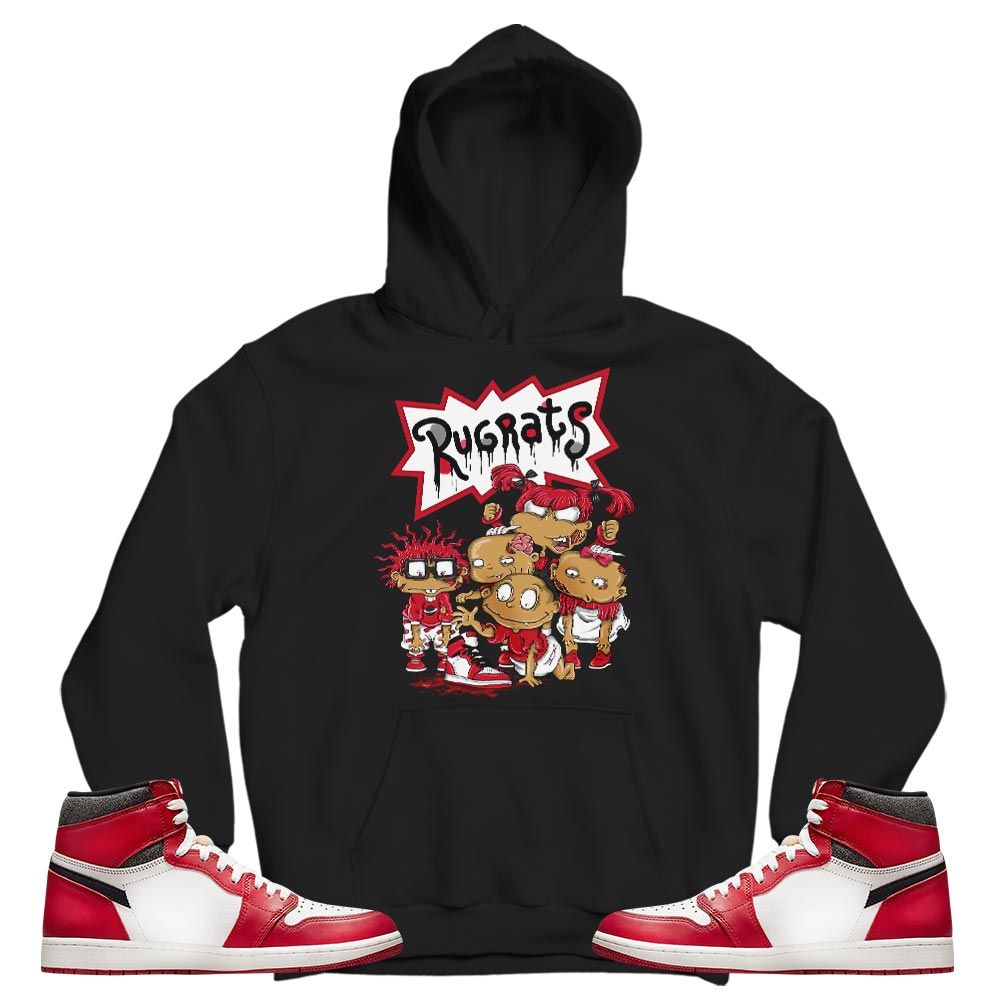 Rugrats Zombie Sneaker Shirt Match High OG Chicago 1s, Jordan 1 Lost Found Chicago MKO T-Shirt