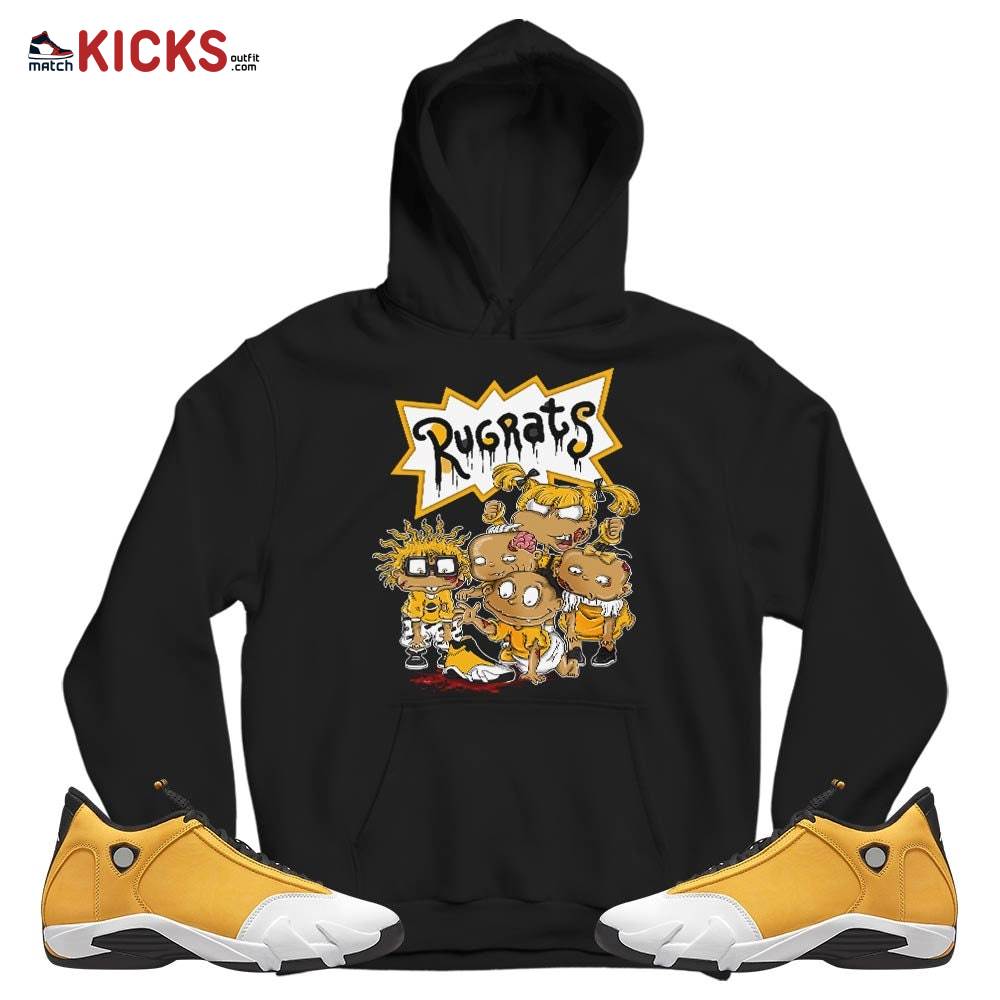Rugrats Zombie Sneaker Shirt Match Light Ginger 14s, Jordan 14 Retro Light Ginger MKO T-Shirt Rugrats Zombie Sneaker Shirt Match Light Ginger 14s, Jordan 14 Retro Light Ginger MKO T-Shirt