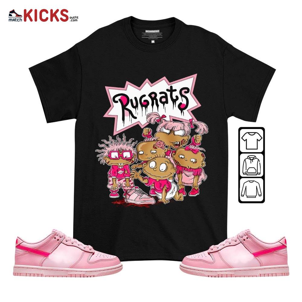 Rugrats Zombie Sneaker Shirt Match Low Triple Pink, Dunk Low Triple Pink MKO T-Shirt Rugrats Zombie Sneaker Shirt Match Low Triple Pink, Dunk Low Triple Pink MKO T-Shirt