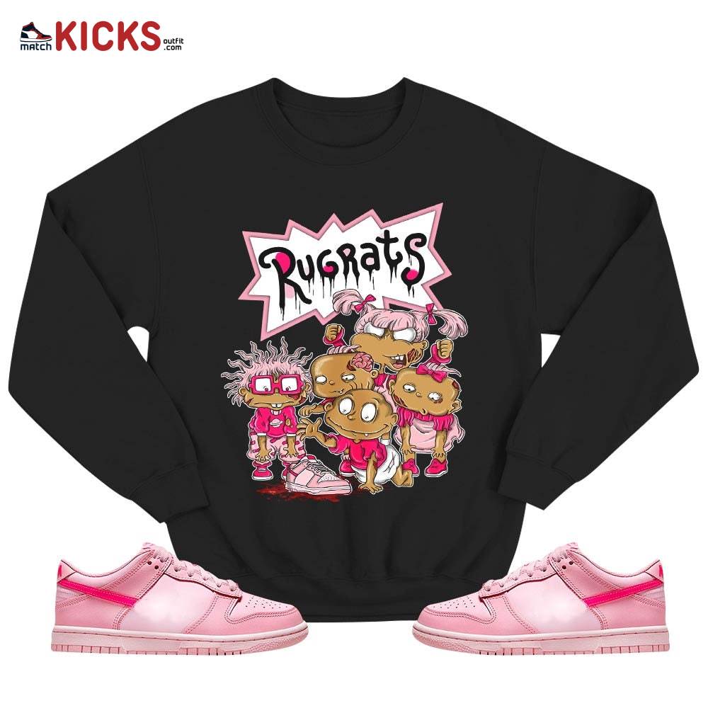 Rugrats Zombie Sneaker Shirt Match Low Triple Pink, Dunk Low Triple Pink MKO T-Shirt Rugrats Zombie Sneaker Shirt Match Low Triple Pink, Dunk Low Triple Pink MKO T-Shirt
