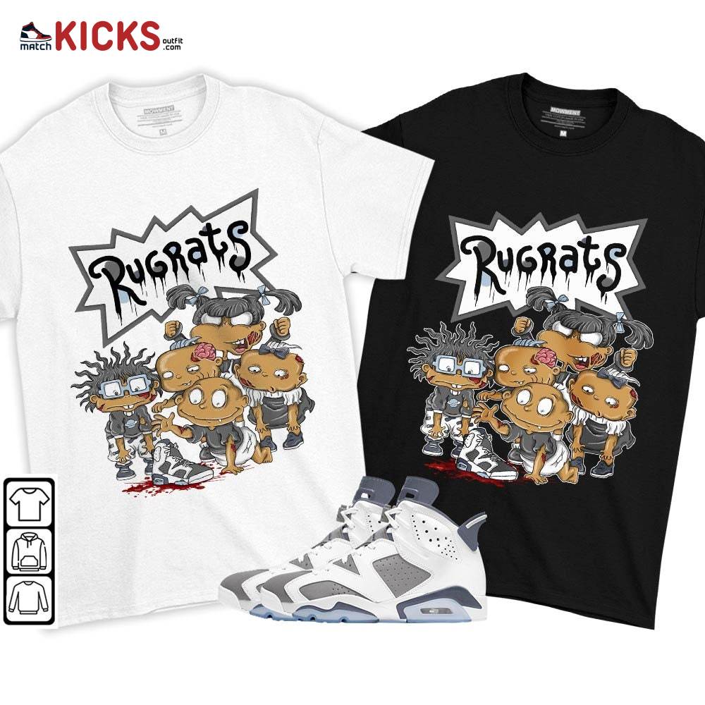 Rugrats Zombie Sneaker Shirt Match Retro Cool Grey 6s, Jordan 6 Cool Grey MKO T-Shirt Rugrats Zombie Sneaker Shirt Match Retro Cool Grey 6s, Jordan 6 Cool Grey MKO T-Shirt