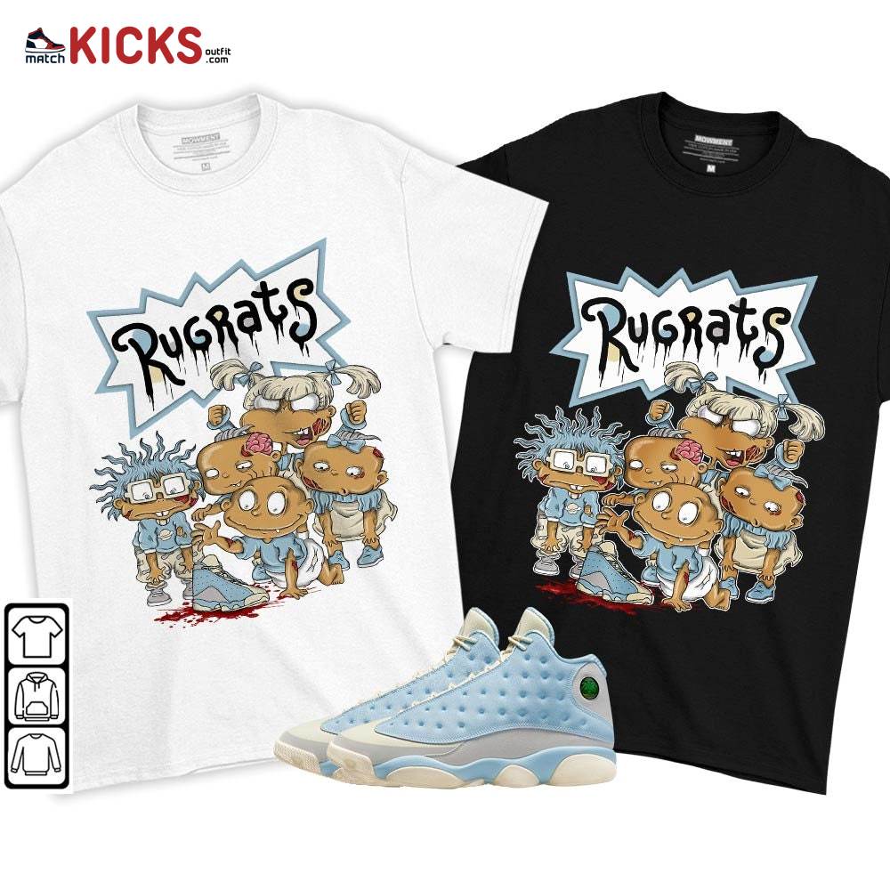 Rugrats Zombie Sneaker Shirt Match SoleFly 13s, Jordan 13 Retro SoleFly MKO T-Shirt Rugrats Zombie Sneaker Shirt Match SoleFly 13s, Jordan 13 Retro SoleFly MKO T-Shirt