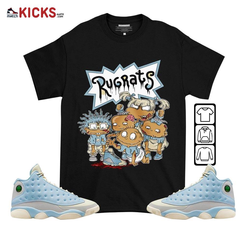 Rugrats Zombie Sneaker Shirt Match SoleFly 13s, Jordan 13 Retro SoleFly MKO T-Shirt