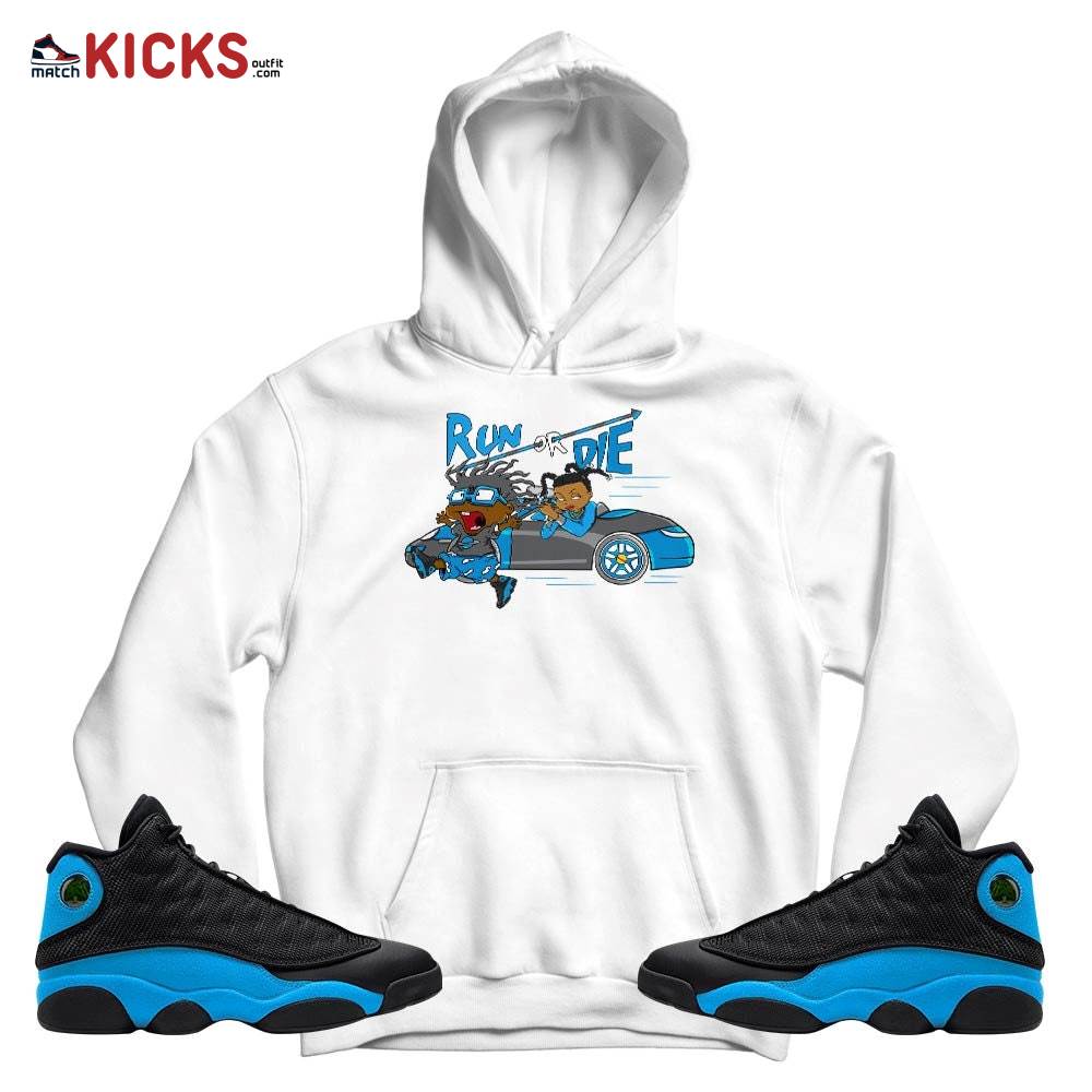 Run Or Die Rugats Sneaker Shirt Match Black University Blue 13s, Jordan 13 Black University Blue 2022 MKO T-Shirt Run Or Die Rugats Sneaker Shirt Match Black University Blue 13s, Jordan 13 Black University Blue 2022 MKO T-Shirt