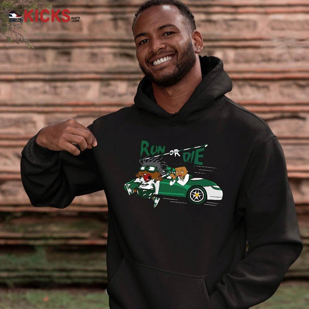 Run Or Die Rugats Sneaker Shirt Match High Gorge Green 1s, Jordan 1 Retro High Gorge Green MKO T-Shirt Run Or Die Rugats Sneaker Shirt Match High Gorge Green 1s, Jordan 1 Retro High Gorge Green MKO T-Shirt