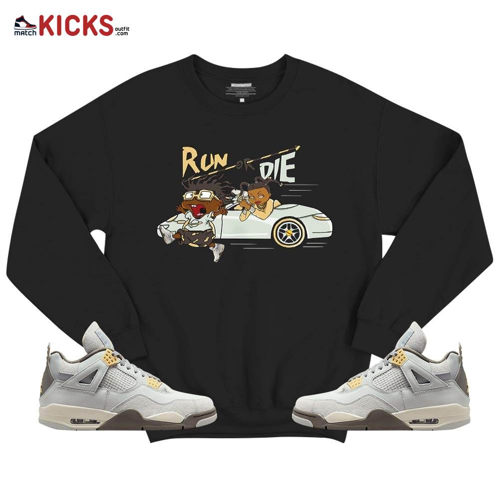 Run Or Die Rugats Sneaker Shirt Match Retro Craft 4s, Jordan 4 Craft Photon Dust MKO T-Shirt Run Or Die Rugats Sneaker Shirt Match Retro Craft 4s, Jordan 4 Craft Photon Dust MKO T-Shirt