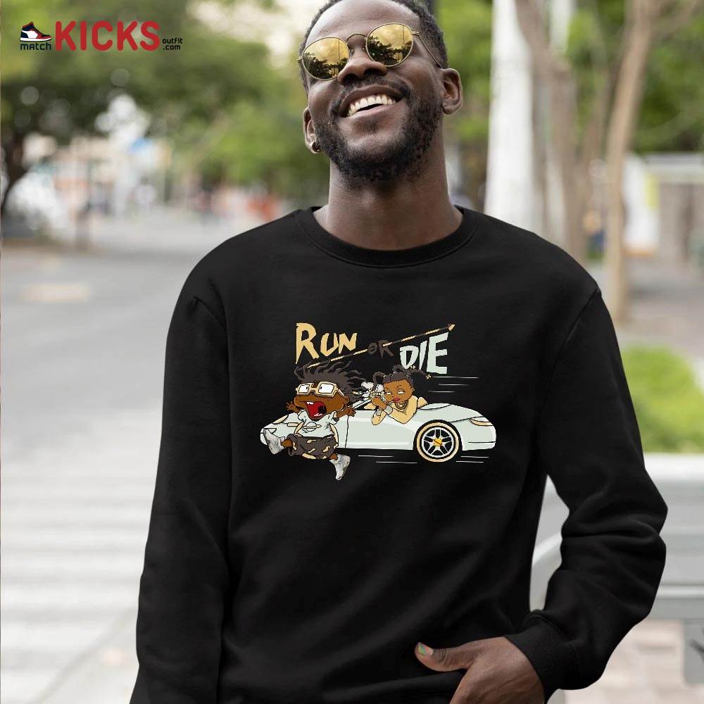 Run Or Die Rugats Sneaker Shirt Match Retro Craft 4s, Jordan 4 Craft Photon Dust MKO T-Shirt Run Or Die Rugats Sneaker Shirt Match Retro Craft 4s, Jordan 4 Craft Photon Dust MKO T-Shirt