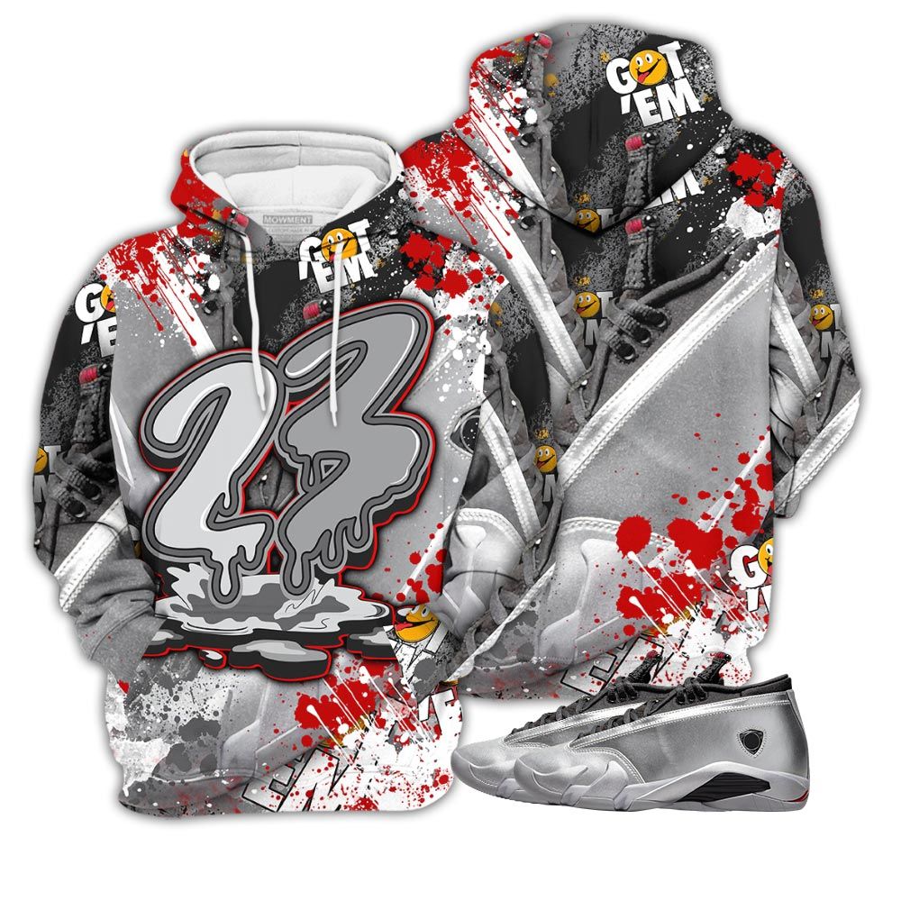 S01Hd 23 Drip Sneaker Shirt Match 14 Low Metallic Silver, Jordan 14 Metallic Silver Hoodie Sweatshirt Tee All Over Print MKO Shirt S01Hd 23 Drip Sneaker Shirt Match 14 Low Metallic Silver, Jordan 14 Metallic Silver Hoodie Sweatshirt Tee All Over Print MKO Shirt