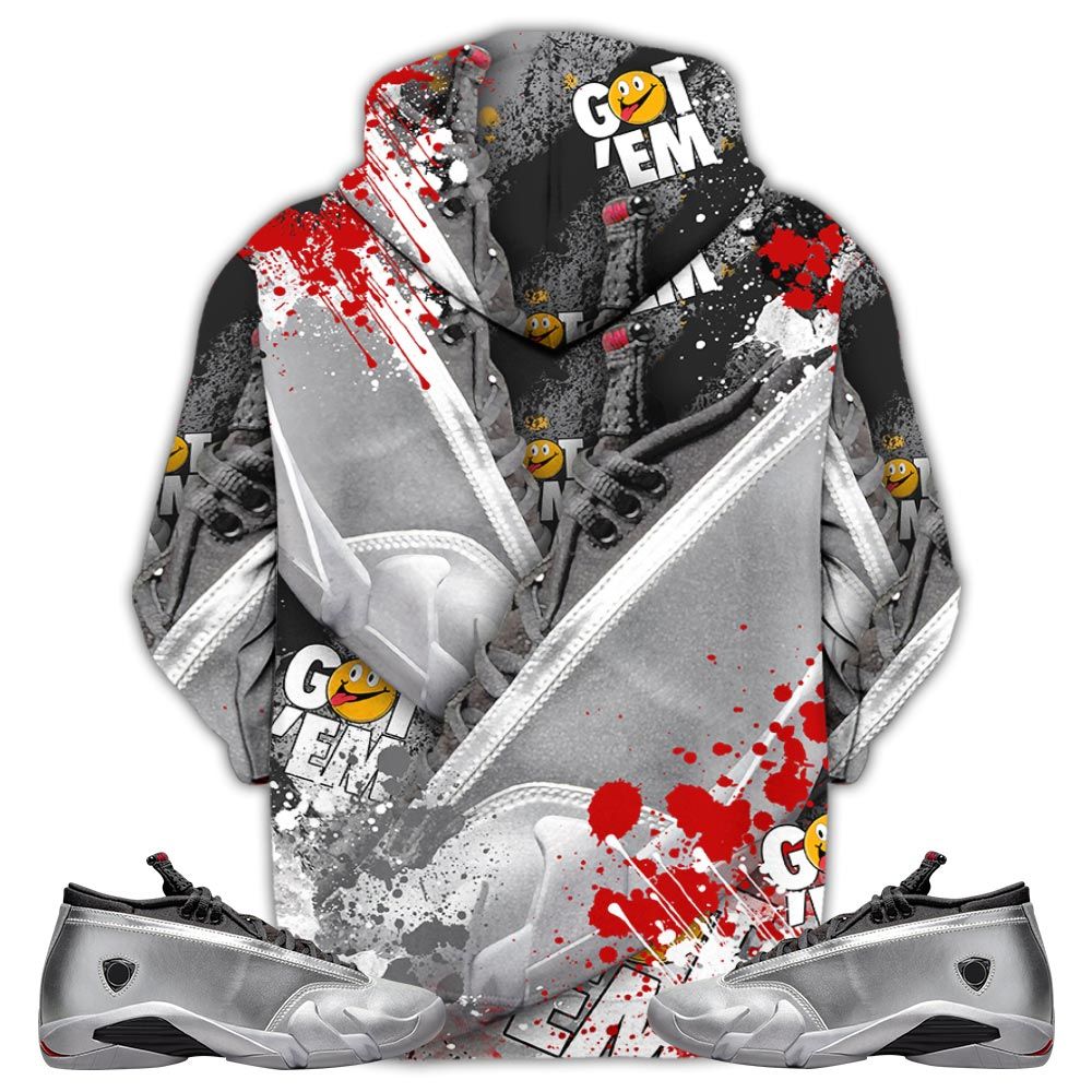 S01Hd 23 Drip Sneaker Shirt Match 14 Low Metallic Silver, Jordan 14 Metallic Silver Hoodie Sweatshirt Tee All Over Print MKO Shirt S01Hd 23 Drip Sneaker Shirt Match 14 Low Metallic Silver, Jordan 14 Metallic Silver Hoodie Sweatshirt Tee All Over Print MKO Shirt