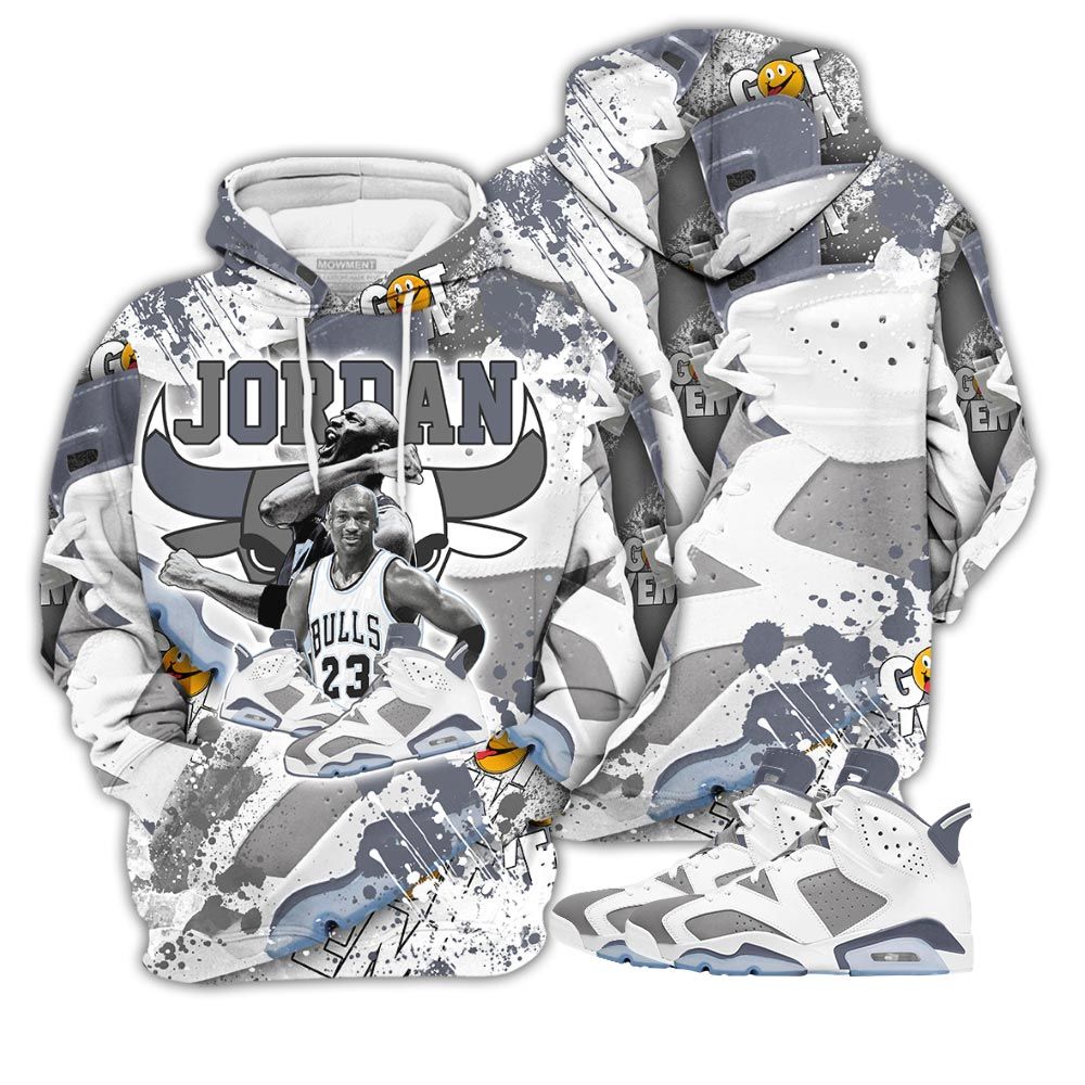 S01Hd Bull Jordan Sneaker Shirt Match Retro Cool Grey 6S, Jordan 6 Cool Grey Hoodie Sweatshirt Tee All Over Print MKO Shirt S01Hd Bull Jordan Sneaker Shirt Match Retro Cool Grey 6S, Jordan 6 Cool Grey Hoodie Sweatshirt Tee All Over Print MKO Shirt