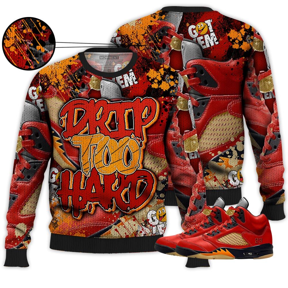 S01Hd Drip Too Hard Sneaker Shirt Match 5 Dunk On Mars, Jordan 5 Mars For Her Hoodie Sweatshirt Tee All Over Print MKO Shirt S01Hd Drip Too Hard Sneaker Shirt Match 5 Dunk On Mars, Jordan 5 Mars For Her Hoodie Sweatshirt Tee All Over Print MKO Shirt