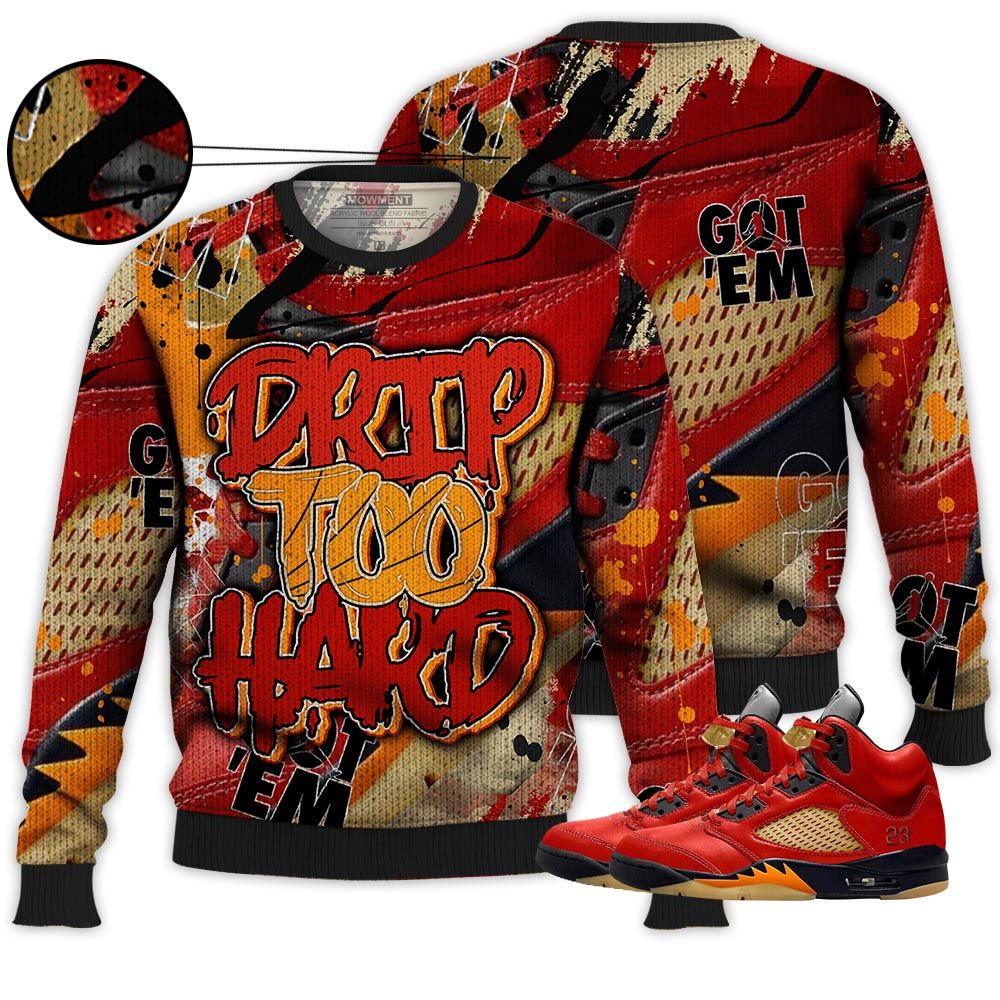 S02Hd Drip Too Hard Sneaker Shirt Match 5 Dunk On Mars, Jordan 5 Mars For Her Hoodie Sweatshirt Tee All Over Print MKO Shirt S02Hd Drip Too Hard Sneaker Shirt Match 5 Dunk On Mars, Jordan 5 Mars For Her Hoodie Sweatshirt Tee All Over Print MKO Shirt