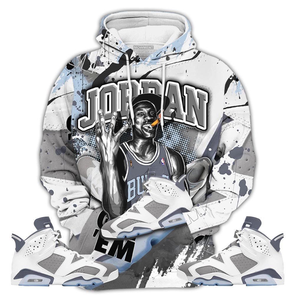 S02Hd Jordan 23M Sneaker Shirt Match Retro Cool Grey 6S, Jordan 6 Cool Grey Hoodie Sweatshirt Tee All Over Print MKO Shirt