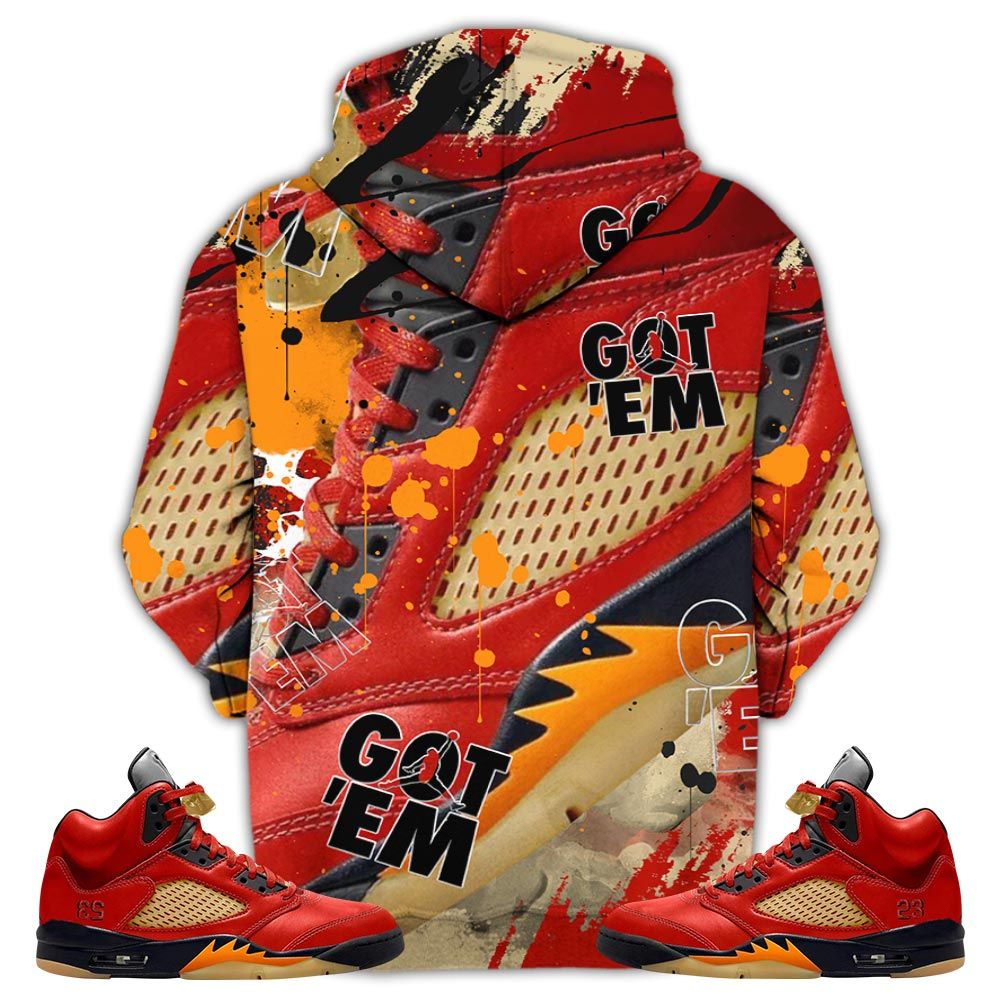 S02Hd Rare Breed Sneaker Shirt Match Retro Mars For Her 5S, Jordan 5 Mars For Her Hoodie Sweatshirt Tee All Over Print MKO Shirt