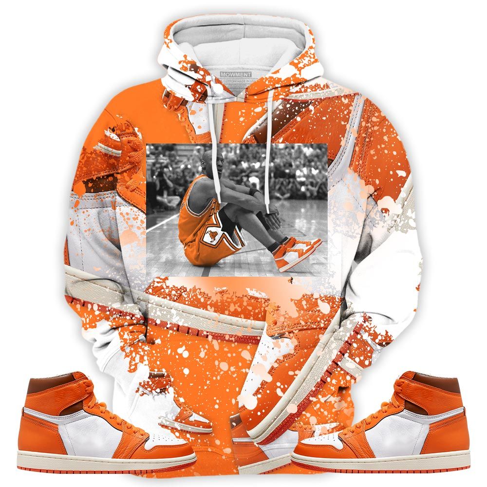 Sauce Basketball Shoes Goat Number 23 Sneaker Shirt Match Retro Starfish 1S, Jordan 1 Retro High Og Starfish Hoodie Sweatshirt Tee All Over Print MKO Shirt