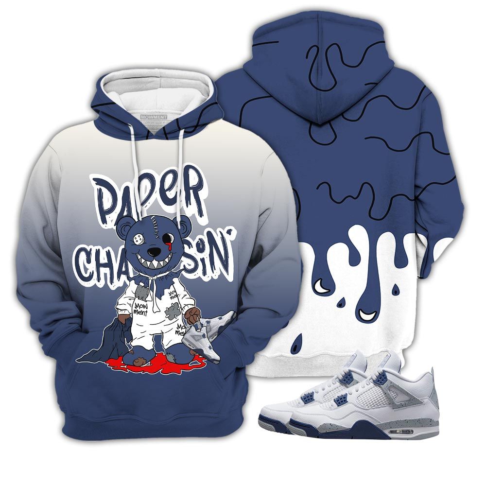 Sauce Bear Paper Chasin Sneaker Shirt Match Midnight Navy 4S, Jordan 4 Retro Midnight Navy Hoodie Sweatshirt Tee All Over Print MKO Shirt Sauce Bear Paper Chasin Sneaker Shirt Match Midnight Navy 4S, Jordan 4 Retro Midnight Navy Hoodie Sweatshirt Tee All Over Print MKO Shirt