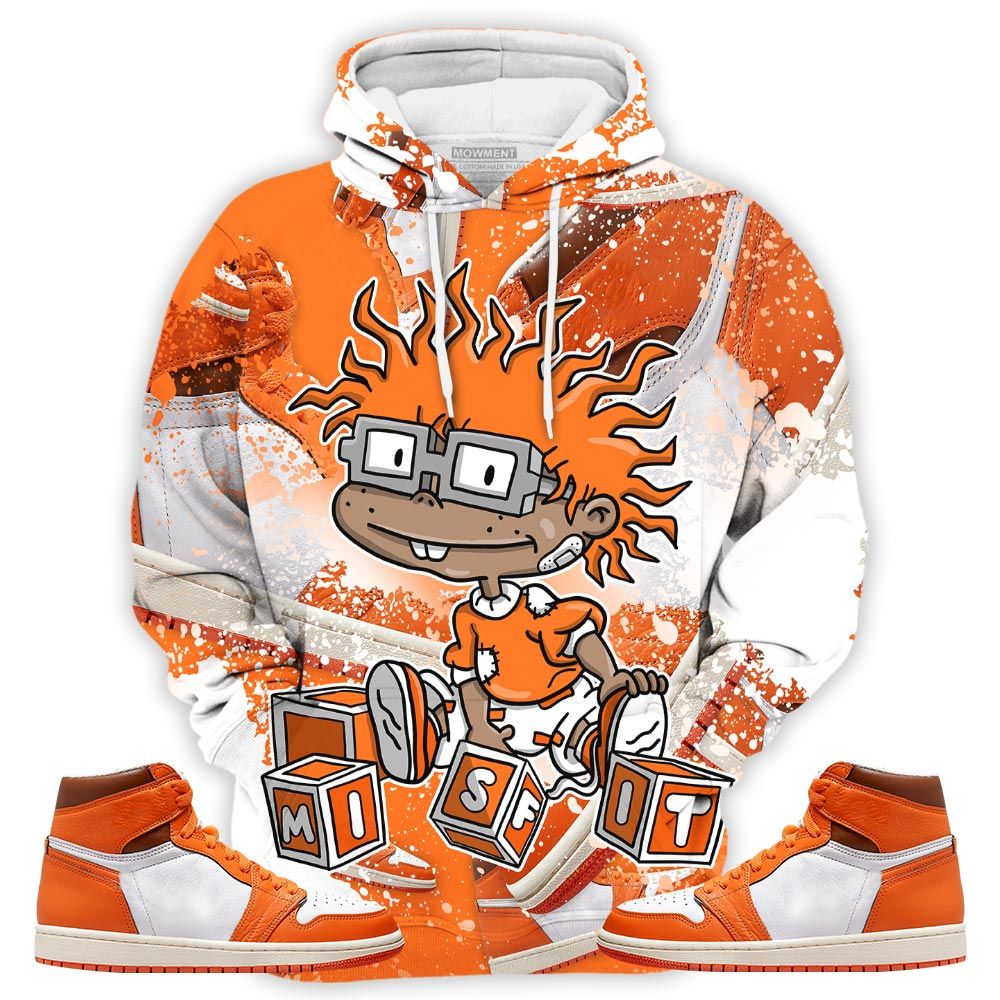 Sauce Chuckie Rugrats Misfit Sneaker Shirt Match Retro Starfish 1S, Jordan 1 Retro High Og Starfish Hoodie Sweatshirt Tee All Over Print MKO Shirt