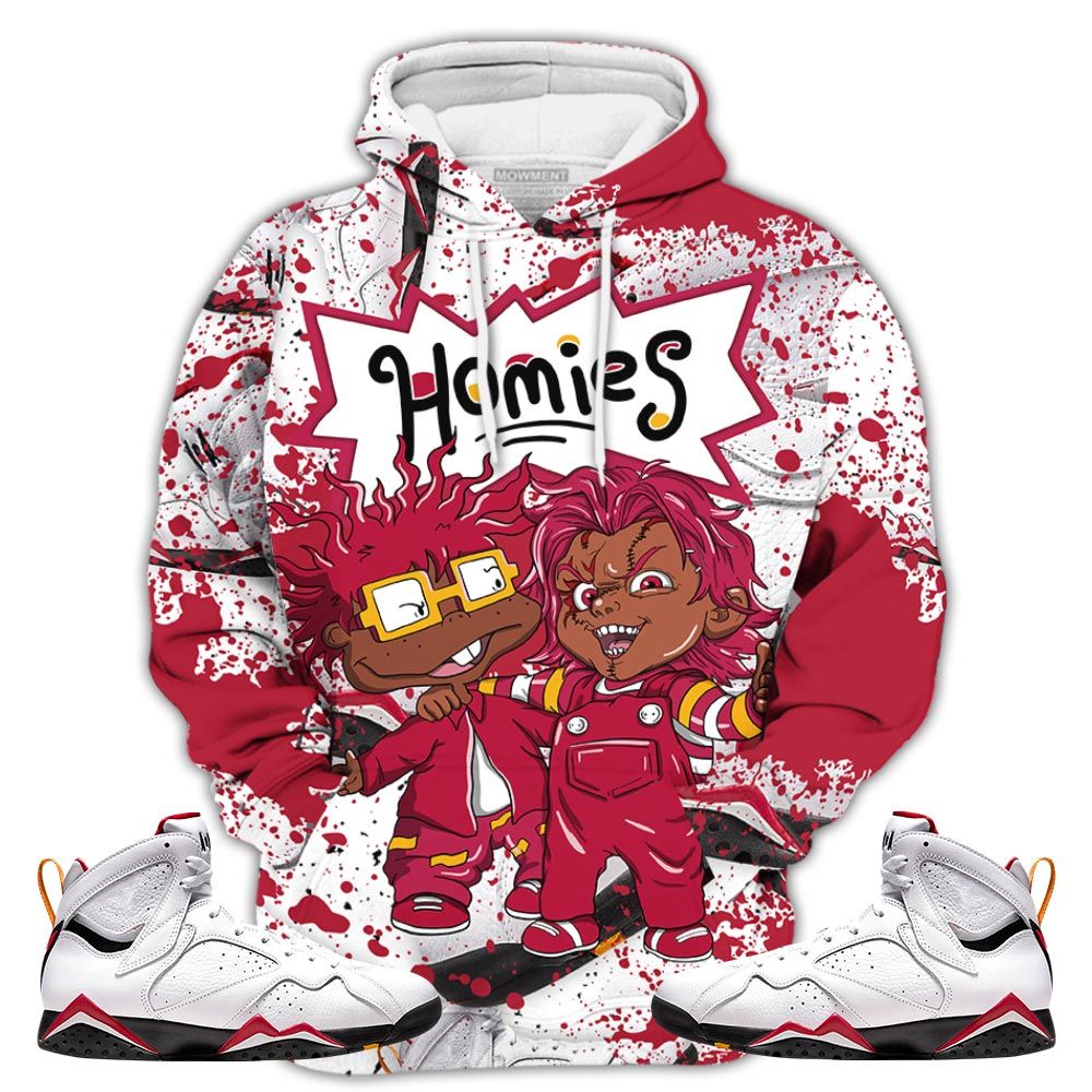 Sauce Chucky Cartoon 90S Homie Sneaker Shirt Match Og Cardinal 7S, Jordan 7 Retro Cardinal Hoodie Sweatshirt Tee All Over Print MKO Shirt Sauce Chucky Cartoon 90S Homie Sneaker Shirt Match Og Cardinal 7S, Jordan 7 Retro Cardinal Hoodie Sweatshirt Tee All Over Print MKO Shirt