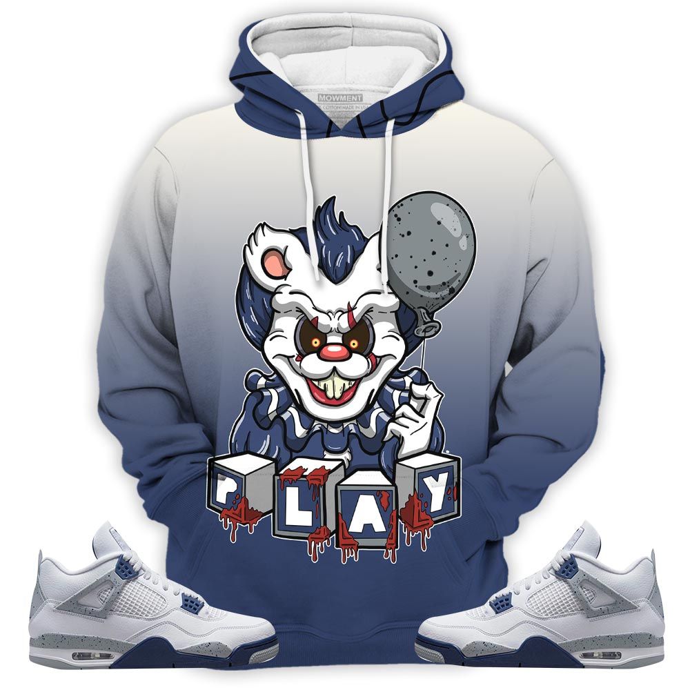 Sauce Clown Play Dripping Sneaker Shirt Match Midnight Navy 4S, Jordan 4 Retro Midnight Navy Hoodie Sweatshirt Tee All Over Print MKO Shirt Sauce Clown Play Dripping Sneaker Shirt Match Midnight Navy 4S, Jordan 4 Retro Midnight Navy Hoodie Sweatshirt Tee All Over Print MKO Shirt