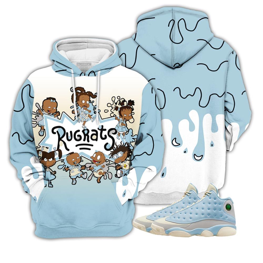 Sauce Funny Cartoon 90S Kids Melanin Sneaker Shirt Match Solefly 13S, Jordan 13 Retro Solefly Hoodie Sweatshirt Tee All Over Print MKO Shirt