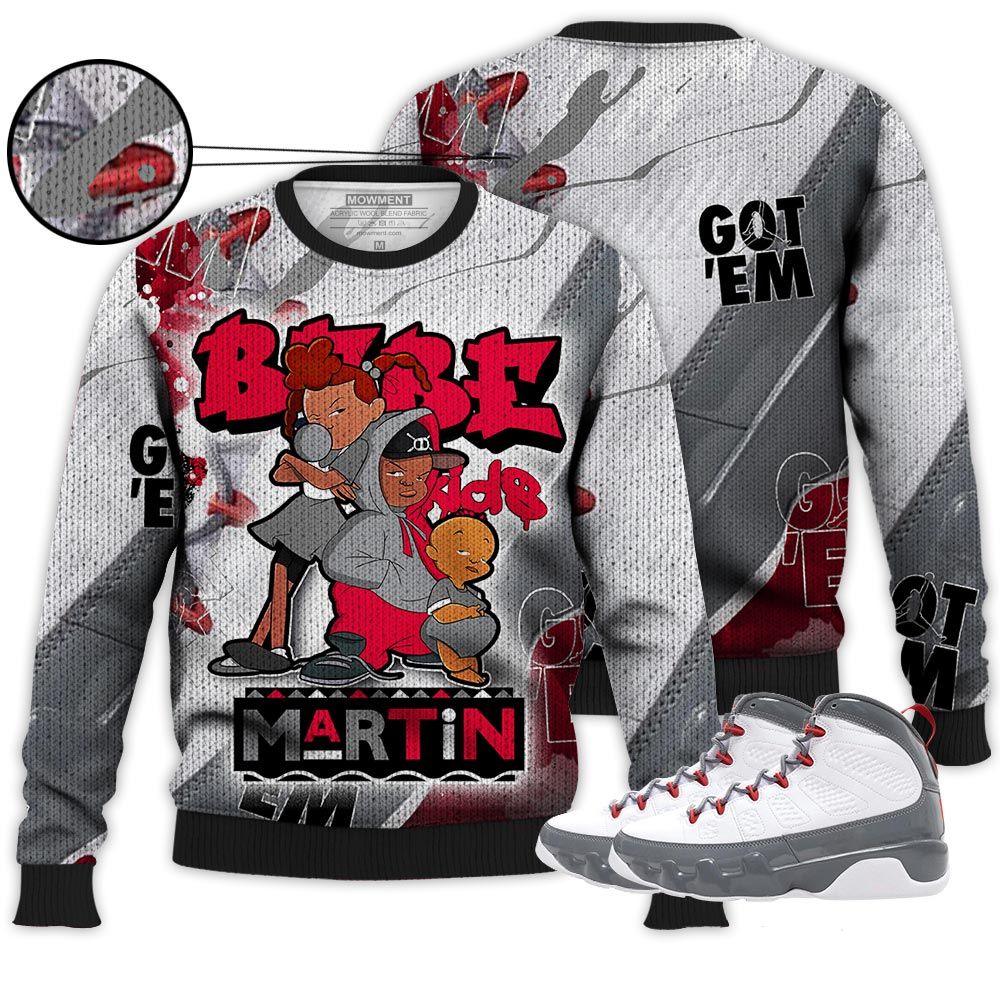 Sauce Martin Babes Kids 90S Sneaker Shirt Match Grey Fire Red 9S, Jordan 9 Retro Fire Red Hoodie Sweatshirt Tee All Over Print MKO Shirt Sauce Martin Babes Kids 90S Sneaker Shirt Match Grey Fire Red 9S, Jordan 9 Retro Fire Red Hoodie Sweatshirt Tee All Over Print MKO Shirt
