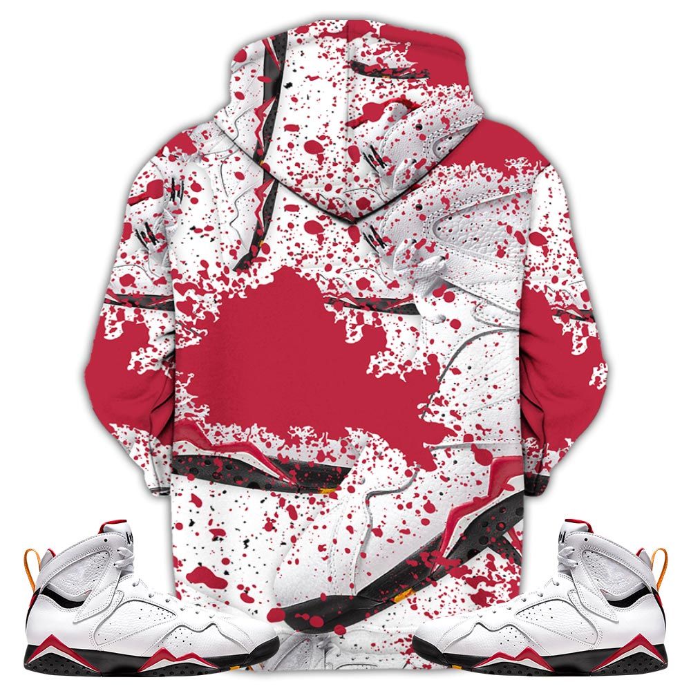 Sauce Martin Babes Kids 90S Sneaker Shirt Match Og Cardinal 7S, Jordan 7 Retro Cardinal Hoodie Sweatshirt Tee All Over Print MKO Shirt