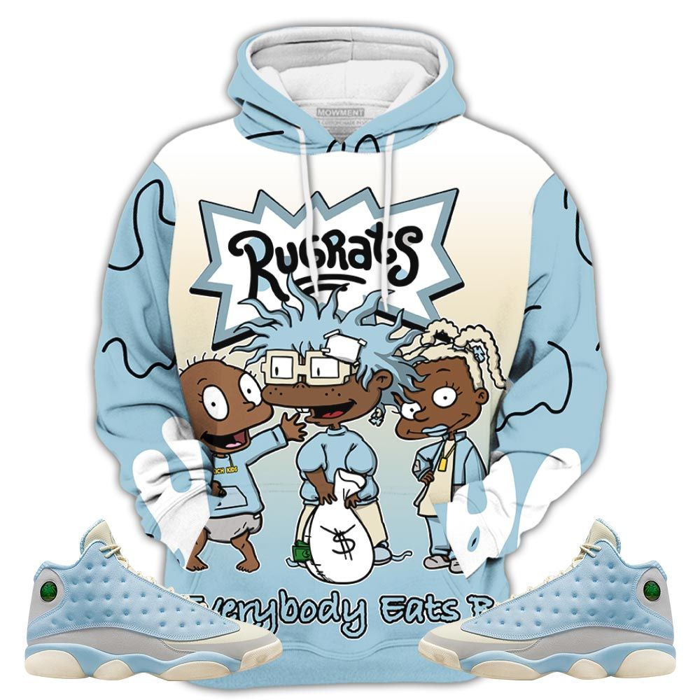 Sauce Rugrats Everybody Eats B Sneaker Shirt Match Solefly 13S, Jordan 13 Retro Solefly Hoodie Sweatshirt Tee All Over Print MKO Shirt