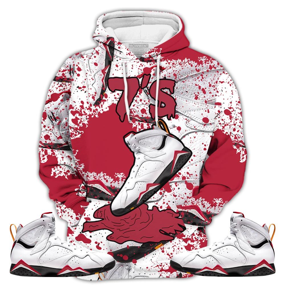 Sauce Shoes Dripping Sneaker Shirt Match Og Cardinal 7S, Jordan 7 Retro Cardinal Hoodie Sweatshirt Tee All Over Print MKO Shirt Sauce Shoes Dripping Sneaker Shirt Match Og Cardinal 7S, Jordan 7 Retro Cardinal Hoodie Sweatshirt Tee All Over Print MKO Shirt
