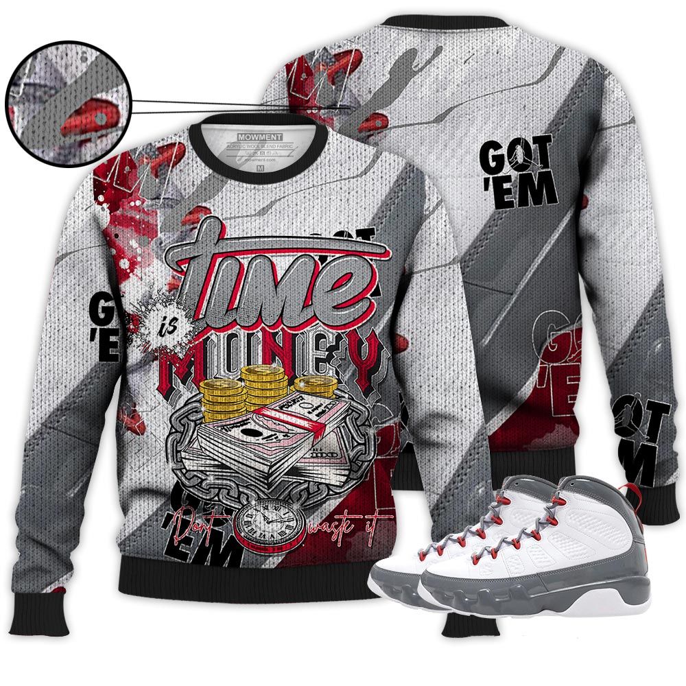 Sauce Time Is Money Sneaker Shirt Match Fire Red 9S, Jordan 9 Retro Fire Red Hoodie Sweatshirt Tee All Over Print MKO Shirt Sauce Time Is Money Sneaker Shirt Match Fire Red 9S, Jordan 9 Retro Fire Red Hoodie Sweatshirt Tee All Over Print MKO Shirt