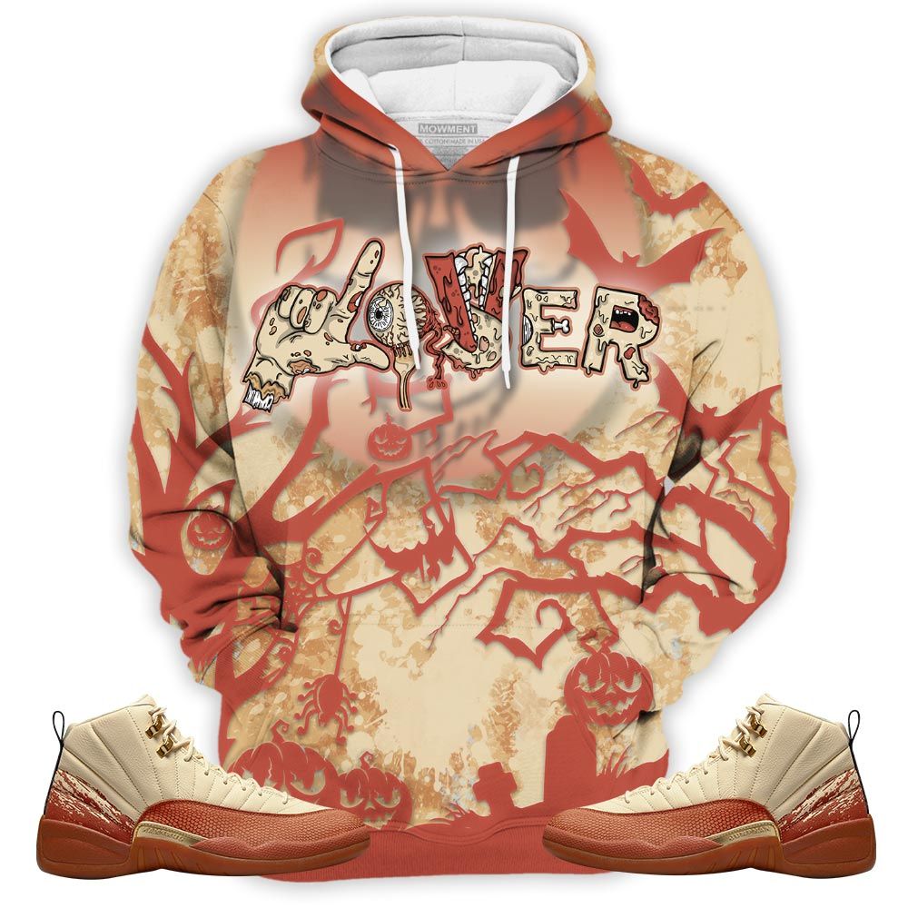 Scary Halloween Loser Lover Sneaker Shirt Match Eastside Golf 12S, Jordan 12 Retro Eastside Golf Hoodie Sweatshirt Tee All Over Print MKO Shirt