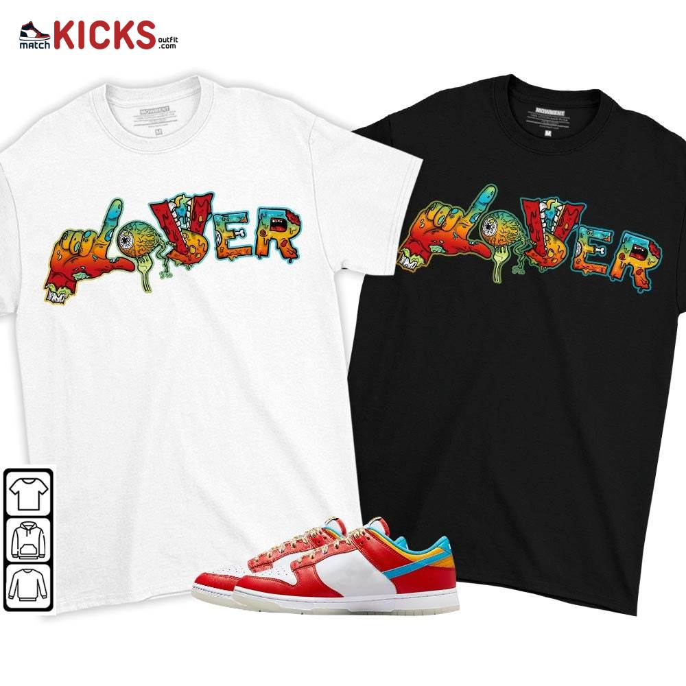 Scary Halloween Loser Lover Sneaker Shirt Match Fruity Pebbles Shoes, Dunk Low Fruity Pebbles MKO T-Shirt Scary Halloween Loser Lover Sneaker Shirt Match Fruity Pebbles Shoes, Dunk Low Fruity Pebbles MKO T-Shirt